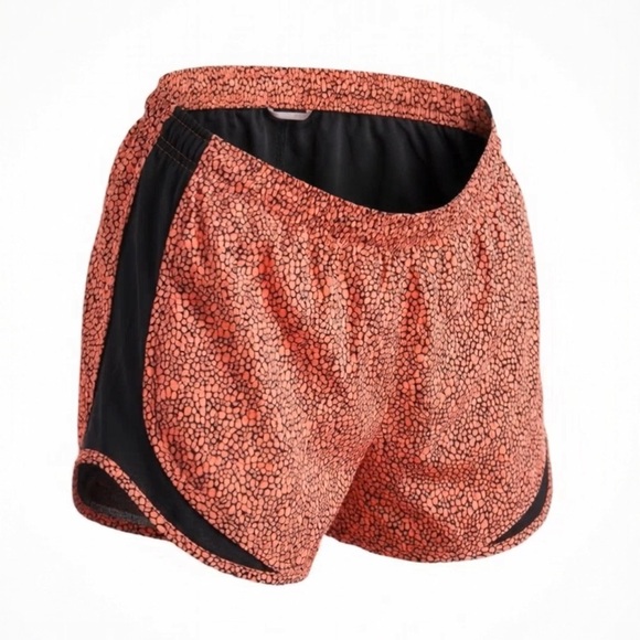 Nike Pants - Nike women’s Dri Fit pink and black patterned lined running shorts size m